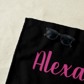 Serviette De Plage Steampunk Femme Trailblazer Pop Art (En situation)