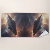 Serviette De Plage Stellar Path – Journey Through the Universe´13 (Devant)