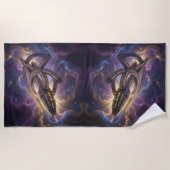 Serviette De Plage Stellar Path – Journey Through the Universe´14 (Devant)