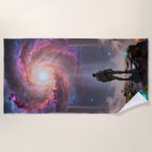 Serviette De Plage Stellar Path – Voyage à travers l'Univers (Devant)