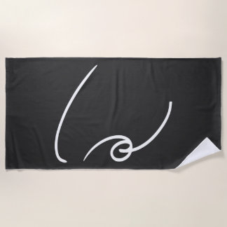 Serviette De Plage Sténographie de gentillesse