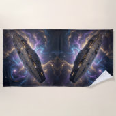 Serviette De Plage Sternenpfad – Reise durch das Universum´11 (Devant)