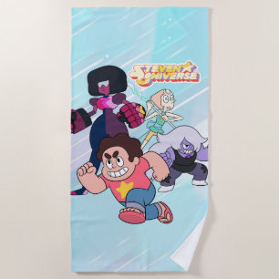 Serviette De Plage Steven Universe   Crystal Gem Group Action