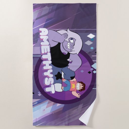 Serviette De Plage Steven Universe | Graphique de caractères d'améthy (Devant)