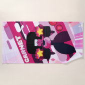 Serviette De Plage Steven Universe | Graphique de caractères Garnet (Devant)