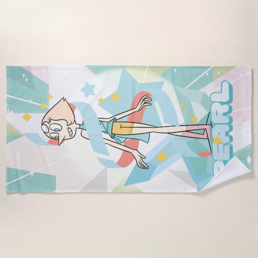 Serviette De Plage Steven Universe | Graphique de caractères perles (Devant)