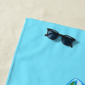 Serviette De Plage Stoat blanc Ermine Cute Mustelid Ferret Art (En situation)