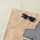 Serviette De Plage Stone Cross Cuz You Matter Psalm 32 1 (En situation)