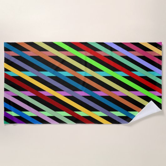 Serviette de plage Streamers (Devant)