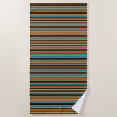 Serviette De Plage Stripes du sud-ouest 20 (Devant)