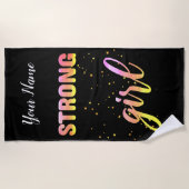 Serviette De Plage Strong Girl Pastel Star (Devant)