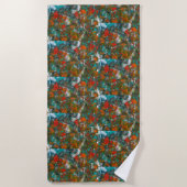 Serviette De Plage Studio de ballons des Miami Dolphins Art (Devant)