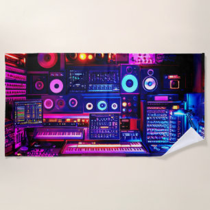 Serviette De Plage Studio de musique