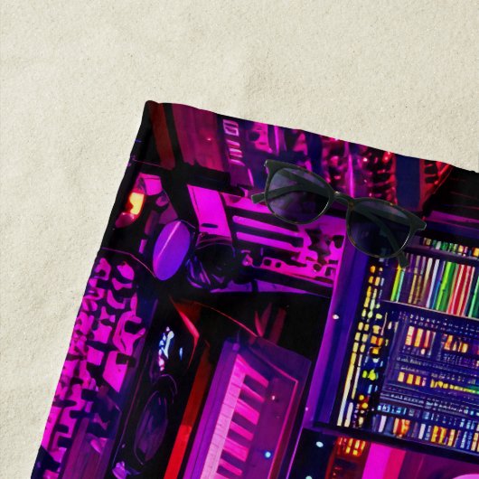 Serviette De Plage Studio de musique (En situation)