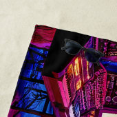 Serviette De Plage Studio de musique cave (En situation)