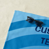 Serviette De Plage Studio microphone (En situation)