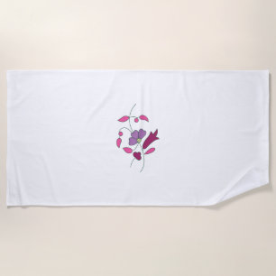 Serviette De Plage Style Ndrrmc, Purple Doux, Jazzberry Jam