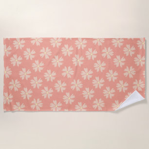Serviette De Plage Style rose floral modèle Rose rose