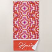 Serviette De Plage Subtle Community Lesbian Pride Drapeau Plage Servi (Devant)