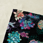 Serviette De Plage Succulent Motif sans fil (En situation)