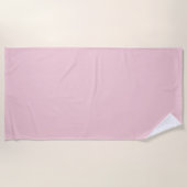 Serviette De Plage Sucette Pastèque Rose Uni (Devant)