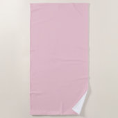 Serviette De Plage Sucette Pastèque Rose Uni (Devant)