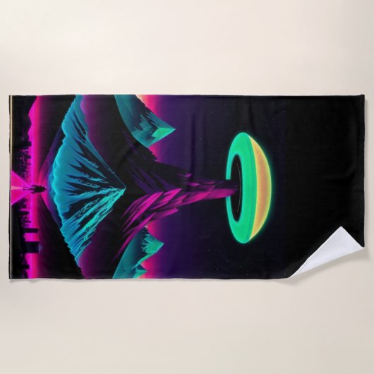 Serviette De Plage Sucre de montagne (Devant)