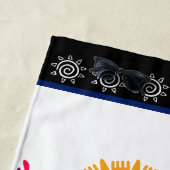 Serviette De Plage SUGARSKULL NIRVANA Chow Chien (En situation)