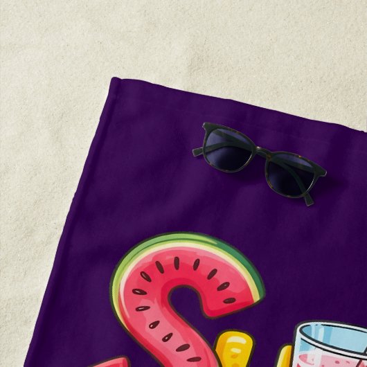 Serviette De Plage Summer  (En situation)
