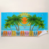 Serviette De Plage Summer Beach Fun (Devant)