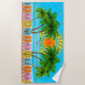 Serviette De Plage Summer Beach Fun (Devant)