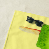 Serviette De Plage Summer Beach Popsicle fruit bloc de glace (En situation)