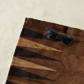 Serviette De Plage Summer Games – Chess, Checkers & Backgammon Design (En situation)