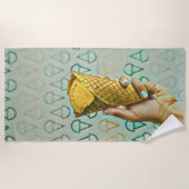 Serviette De Plage Summer ice cream lovers (Devant)