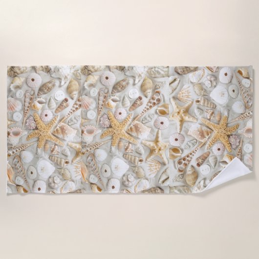Serviette de plage Summer Shells (Devant)