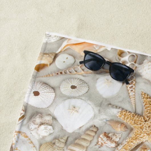 Serviette de plage Summer Shells (En situation)