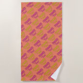 Serviette De Plage Summer Sun Summer Fun (Devant)