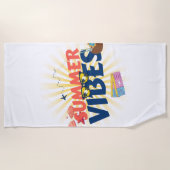 Serviette De Plage Summer Vibes – Tropical Getaway (Devant)