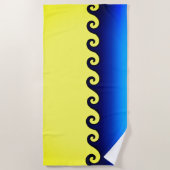 Serviette de plage Sun et Surf (Devant)