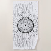 Serviette De Plage Sun Mandala 1 (Devant)