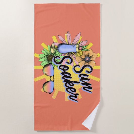 Serviette De Plage Sun Soaker (Devant)