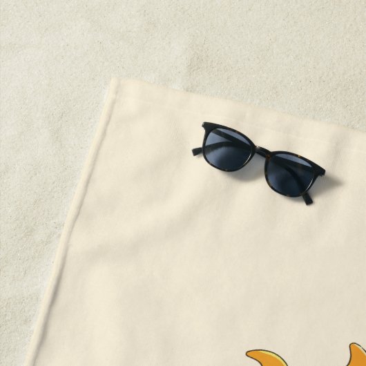 Serviette De Plage Sunburned Salty and Happy – Retro Beach Vibes (En situation)
