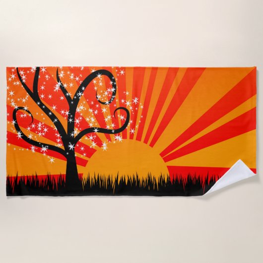 Serviette De Plage Sunburst (Devant)