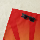 Serviette De Plage Sunburst (En situation)