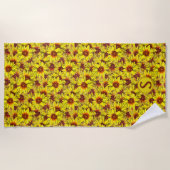 Serviette De Plage Sunflower Beach Towel (Devant)