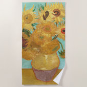 Serviette De Plage Sunflowers Vincent van Gogh (Devant)