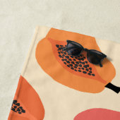 Serviette De Plage Sunfruit Slice Papice Orange Hues (En situation)