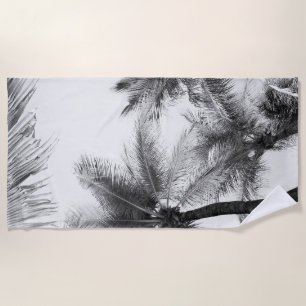 Serviette De Plage Sunlit Palm Jungle #2 #tropical #wall #art