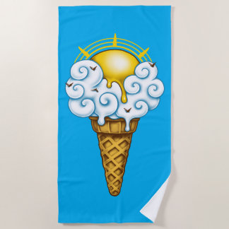 Serviette De Plage Sunny Ice Cream