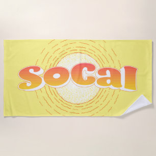 Serviette De Plage Sunny SoCal